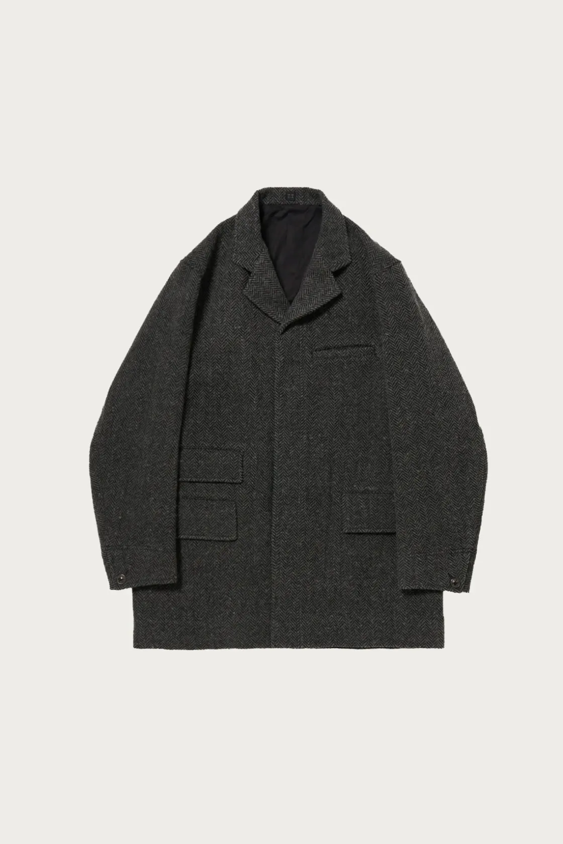 Coats, Jackets, And Vests<Taiga Takahashi Lot. 405 Atelier Coat - Sumi Dyed Black