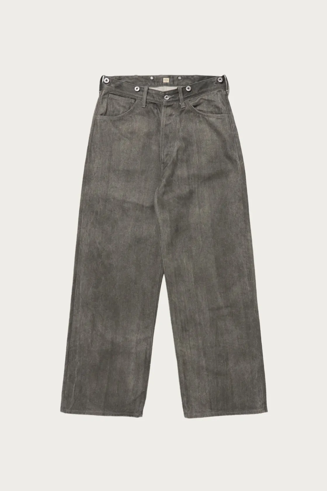 Denim<Taiga Takahashi Lot. 209 Buckle-Backed Trousers - Hand Drawn Sumi