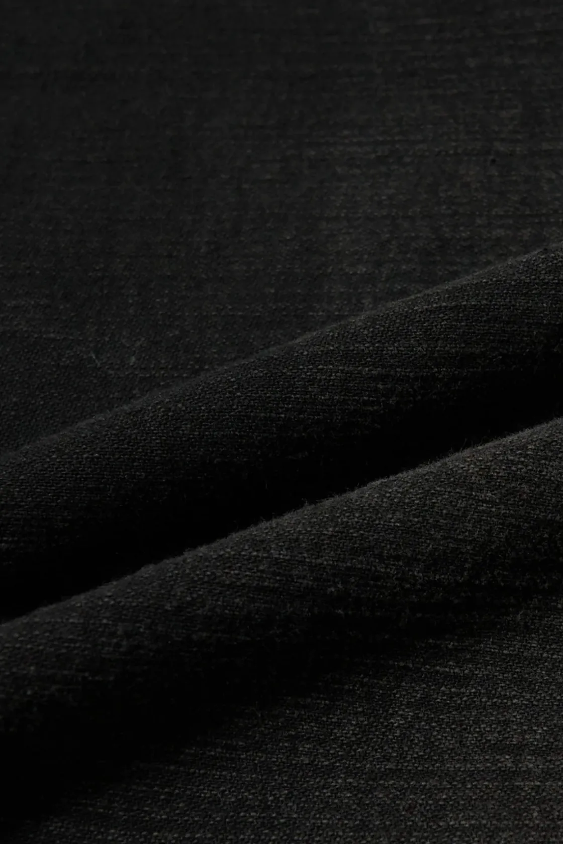 Pants<Taiga Takahashi Lot. 209 Buckle-Backed Trousers - Damaged Sumi Dyed Black