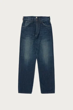 Denim<Taiga Takahashi Lot. 702 Denim Trousers - Damaged Indigo