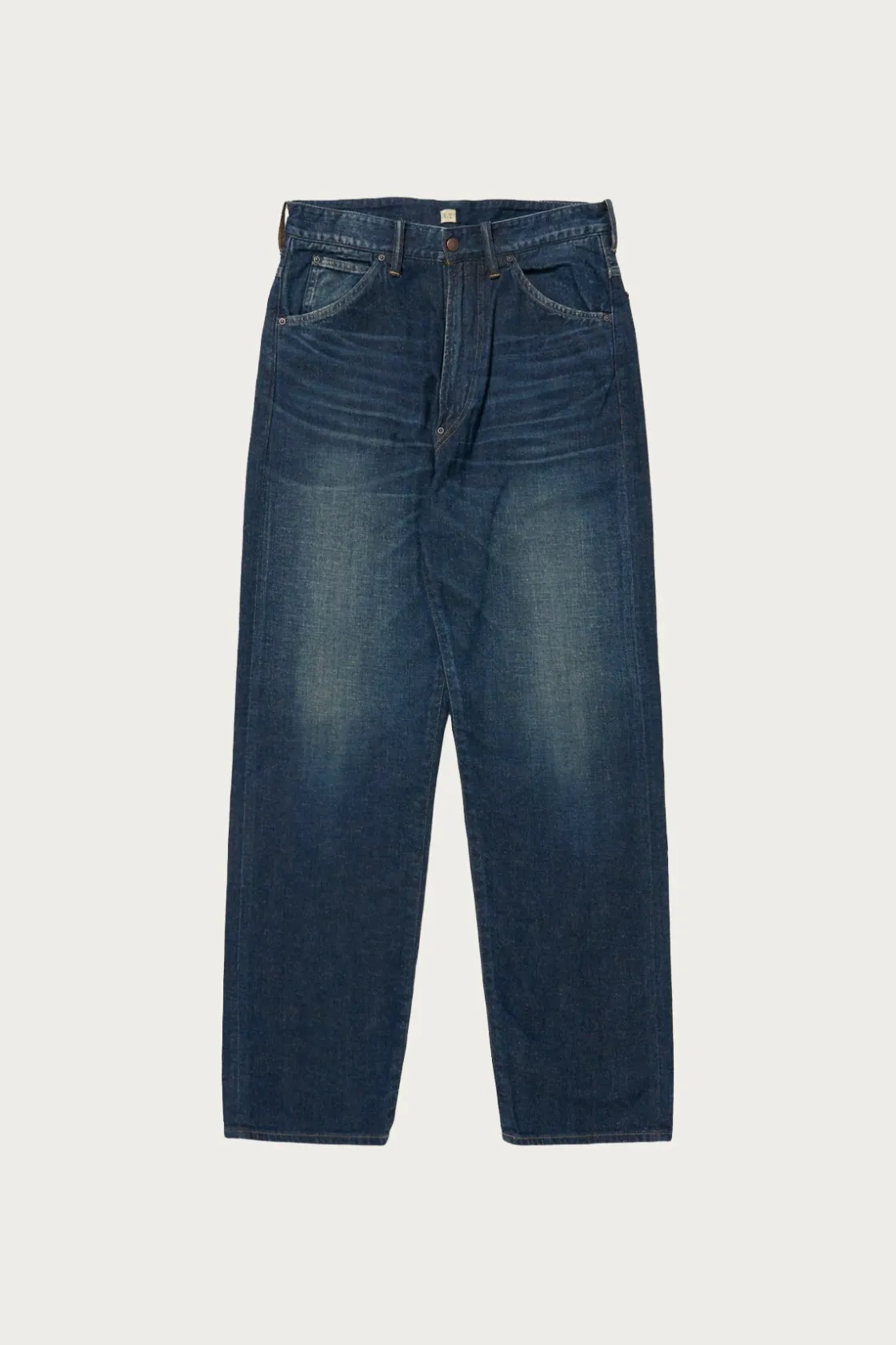 Denim<Taiga Takahashi Lot. 702 Denim Trousers - Damaged Indigo