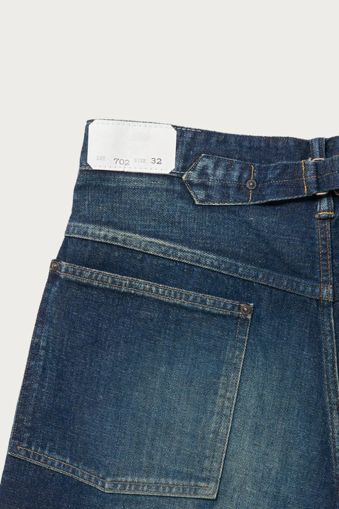 Denim<Taiga Takahashi Lot. 702 Denim Trousers - Damaged Indigo