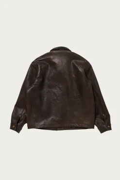 Coats, Jackets, And Vests<Taiga Takahashi Lot. 804 Leather Jacket c. 1930s - Mud Dyed Brown