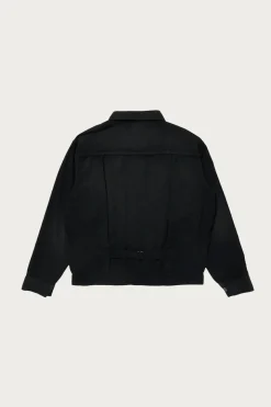 Coats, Jackets, And Vests<Taiga Takahashi Lot.309 Buckle-Backed Jacket - Damaged Sumi Dyed Black
