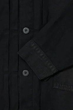 Coats, Jackets, And Vests<Taiga Takahashi Lot.309 Buckle-Backed Jacket - Damaged Sumi Dyed Black