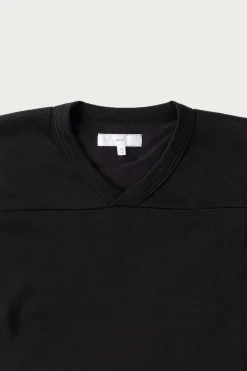 Tees And Sweats<Lady White Co. L/S Football T-Shirt - Black