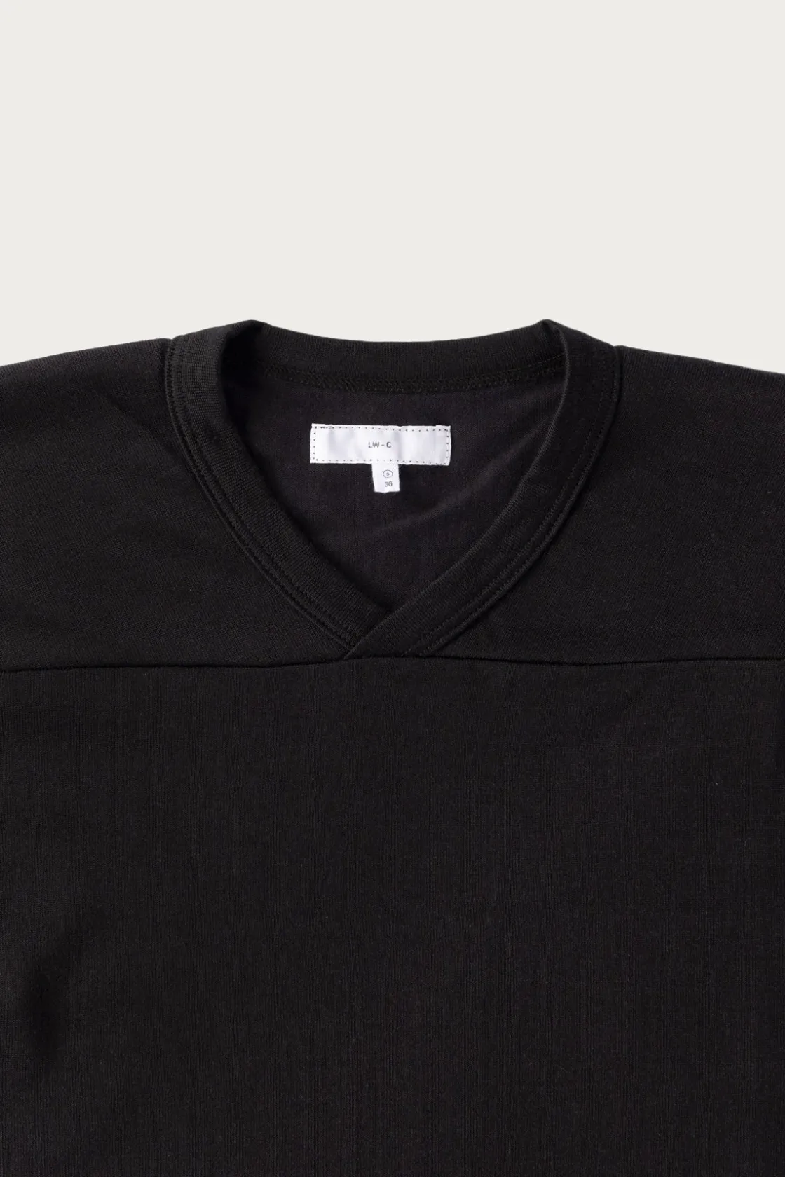 Tees And Sweats<Lady White Co. L/S Football T-Shirt - Black