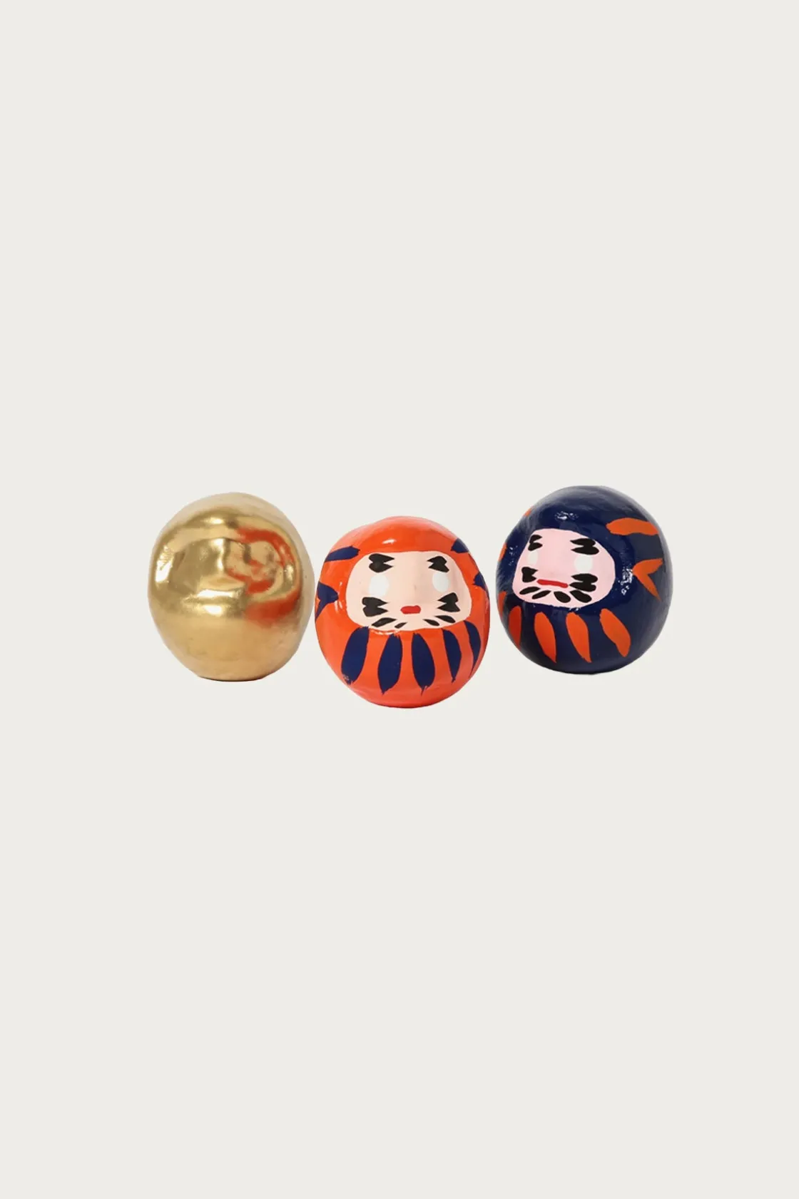 Homegoods<Beams Japan Lucky Charm Doll Petit Set - Gold/Orange/Navy