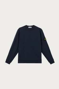 Tees And Sweats<Stone Island Malfile Fleece "Old" Effect - Navy