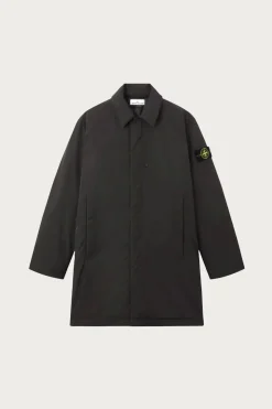 Coats, Jackets, And Vests<Stone Island Microtwill Long Coat - Lead Grey