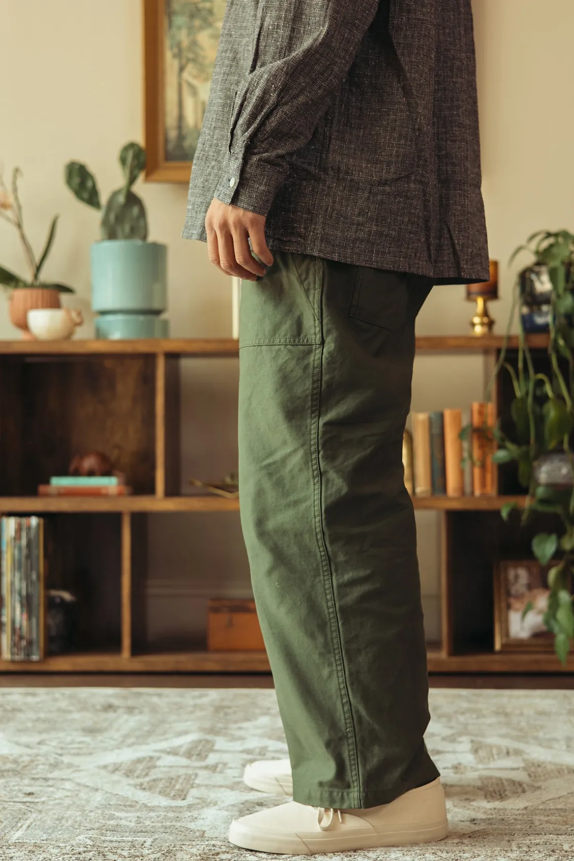 Pants<Beams Plus MIL Utility Trousers - Olive