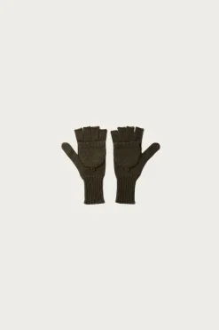 Accessories<Engineered Garments Mitten - Olive Merino Wool