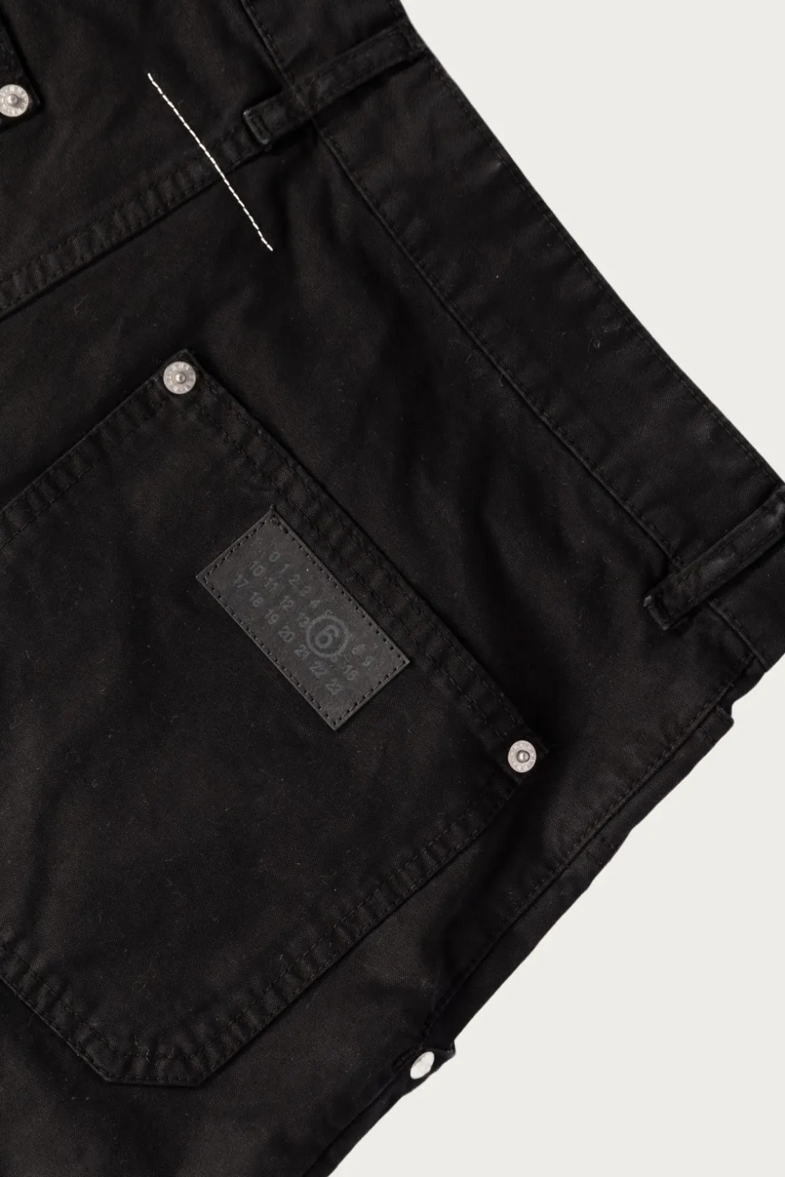 Pants<MM6 Maison Margiela MM6 Double Knee Trousers - Black