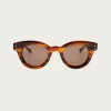 Eyewear|Accessories<Native Sons Eyewear Murphy - Red Earth/Chocolate Brown