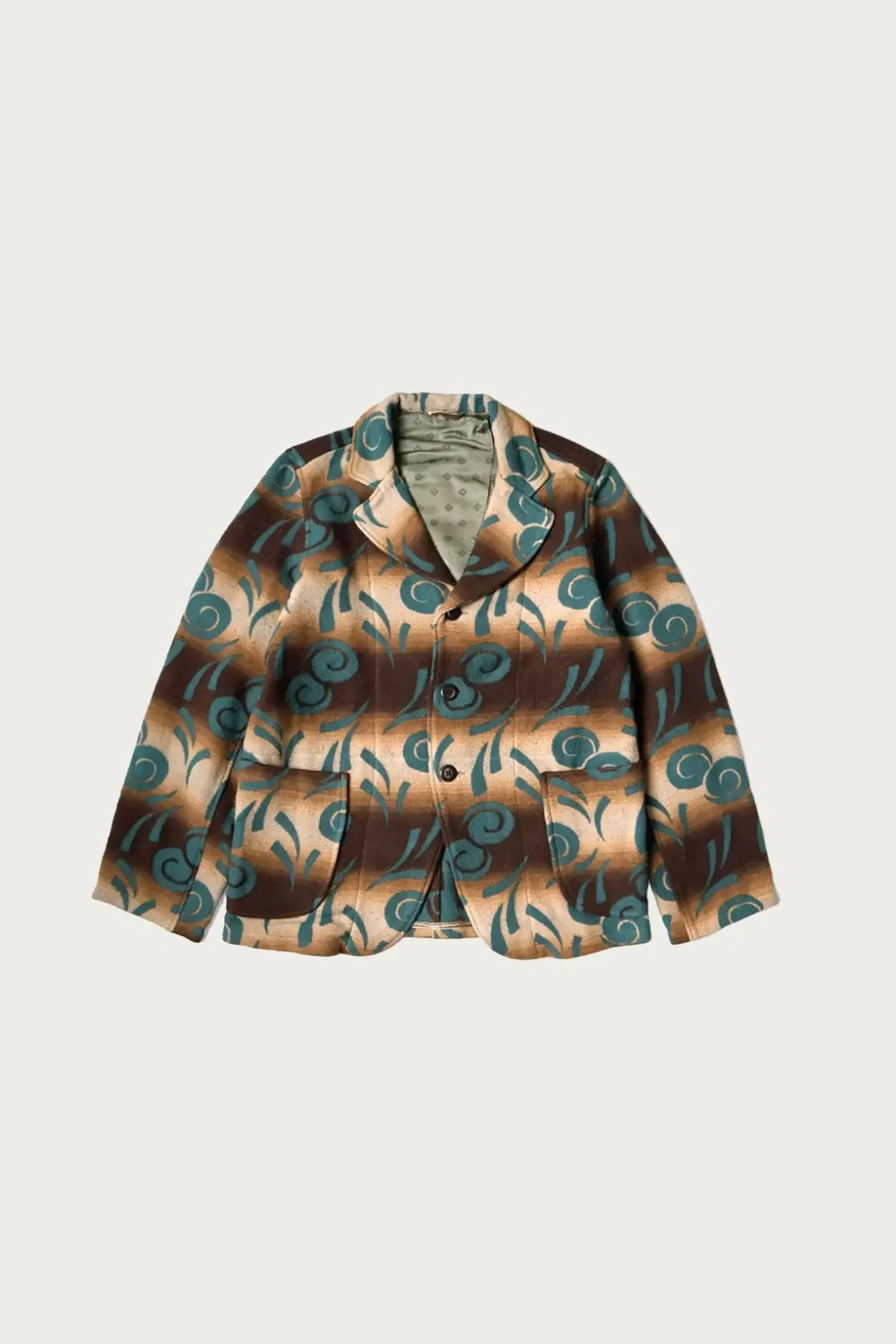 Coats, Jackets, And Vests<Kapital Napping Cotton PUEBLO VOLTEX HOSPITAL JKT - Brown