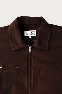 Coats, Jackets, And Vests<MM6 Maison Margiela Numerals Work Jacket - Chocolate Brown