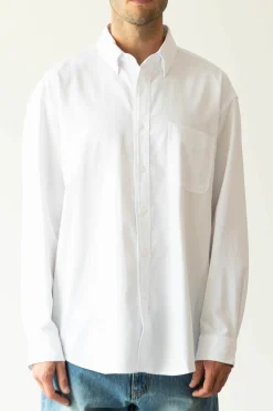 Shirts<FrizmWORKS OG Oversized Oxford Shirt - White
