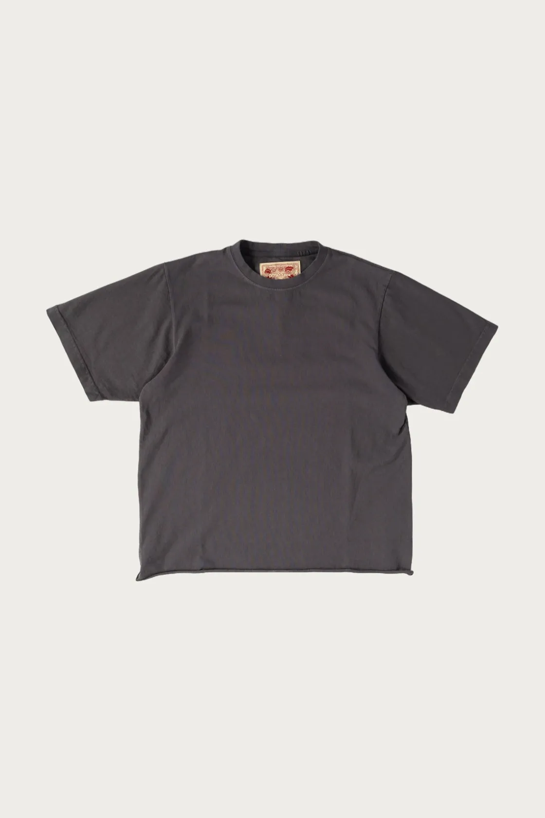 Tees And Sweats<Monostereo On The Farm Raw Hem Tee - Washed Black