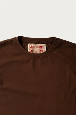 Tees And Sweats<Monostereo On The Farm Raw Hem Tee - Cocoa