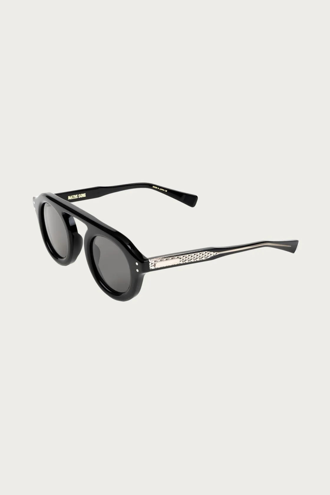 Eyewear|Accessories<Native Sons Eyewear Oppie - Black/Dark Grey