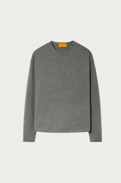 Sweaters<Guest In Residence Oversized Crew - Heather Grey