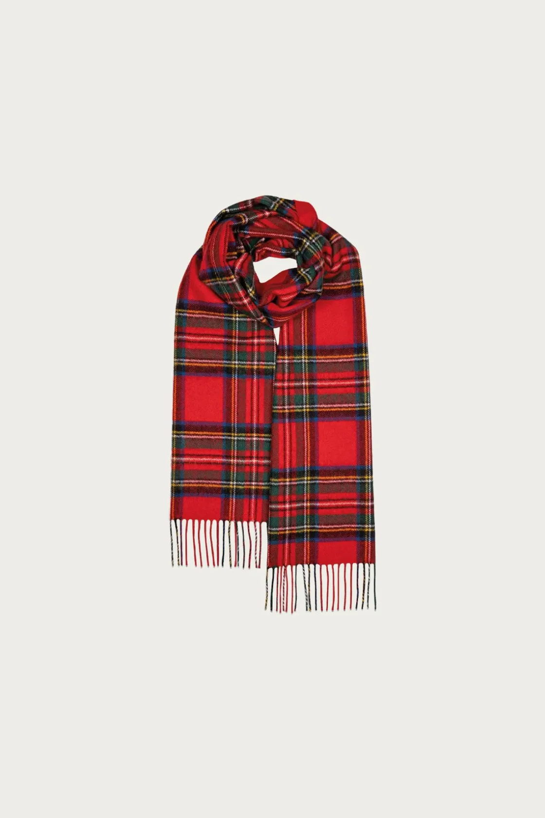 Accessories<Gloverall Oversized Lambswool Scarf - Royal Stewart