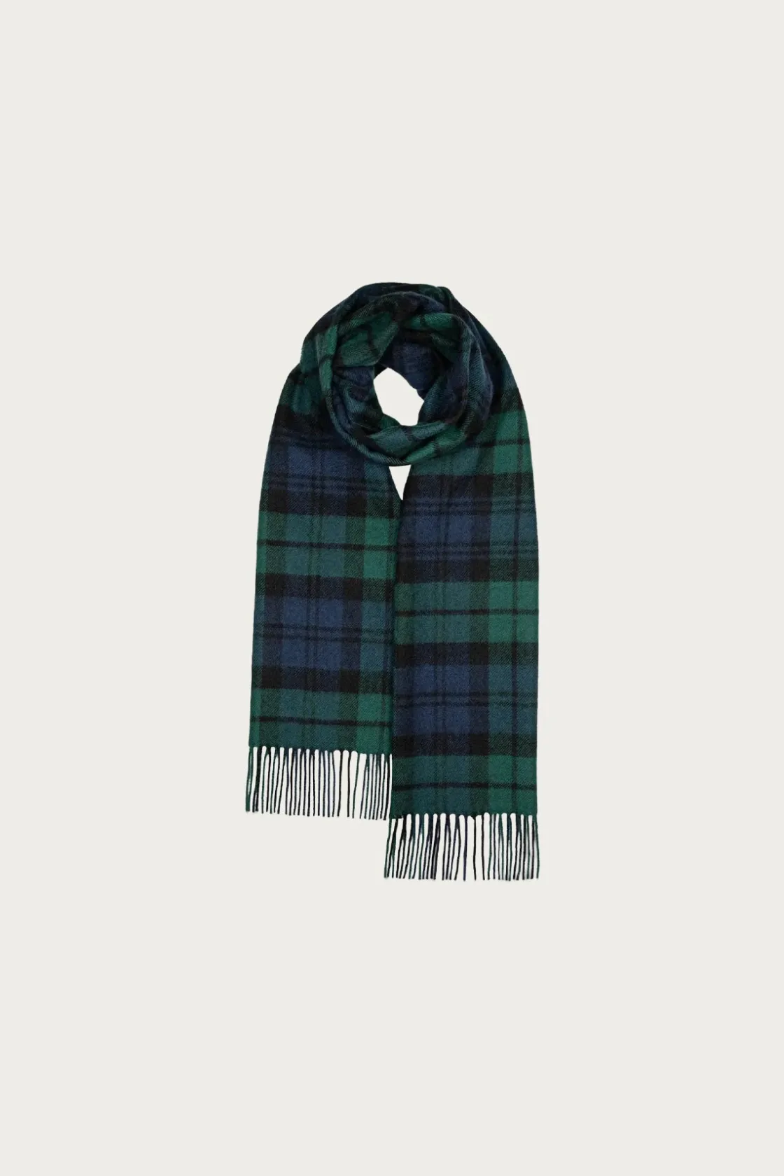 Accessories<Gloverall Oversized Lambswool Scarf - Blackwatch