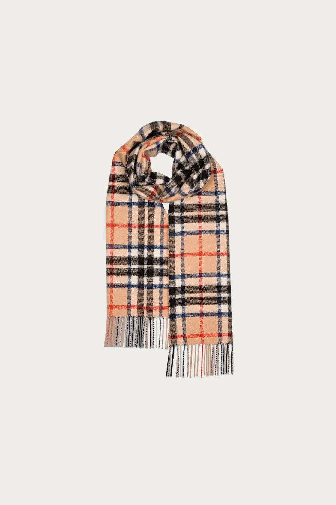 Accessories<Gloverall Oversized Lambswool Scarf - Thomson Camel