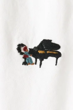 Tees And Sweats<Kapital OX PIANO Motion Shirt - White