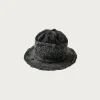 Accessories<Kapital 11.5oz BLKxBLK Denim The Old Man And The Sea Hat (Crash Remake)
