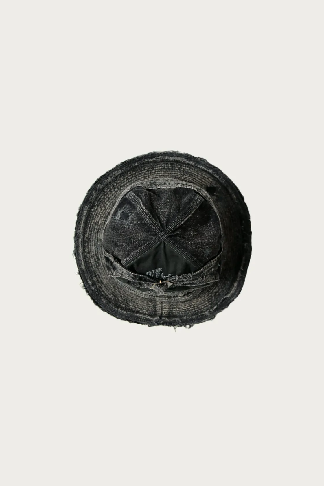 Accessories<Kapital 11.5oz BLKxBLK Denim The Old Man And The Sea Hat (Crash Remake)