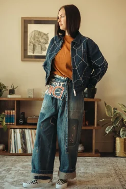 Denim<Kapital 13oz Denim Blouson (KOUNTRY DREAM CATCH Remake) - Indigo