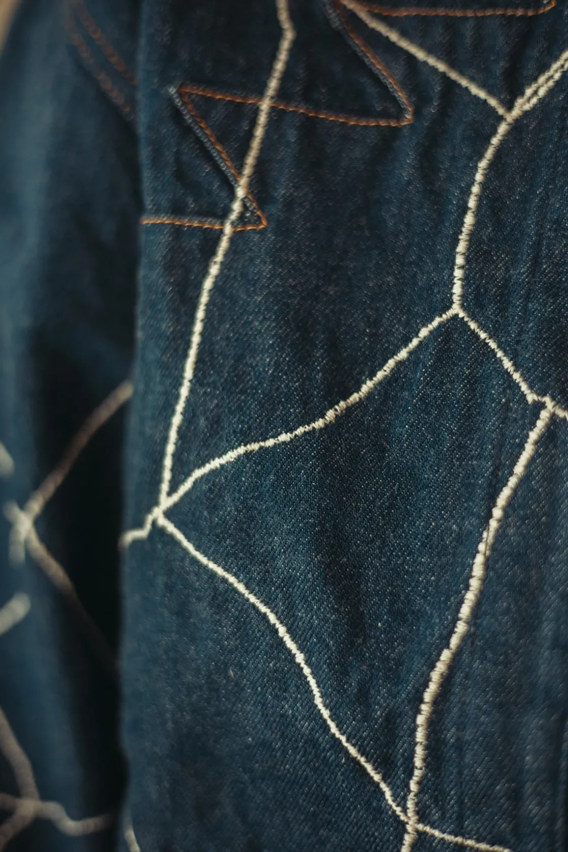 Denim<Kapital 13oz Denim Blouson (KOUNTRY DREAM CATCH Remake) - Indigo