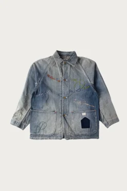 Coats, Jackets, And Vests<Kapital 12oz Denim CACTUS Coverall (Memorial Embroidery Model) - Indigo