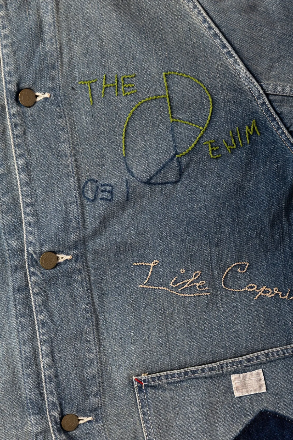 Coats, Jackets, And Vests<Kapital 12oz Denim CACTUS Coverall (Memorial Embroidery Model) - Indigo