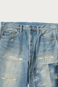 Denim<Kapital 14oz Denim 5P MONKEY CISCO (SPEAKEASY DixieRemake) - Indigo