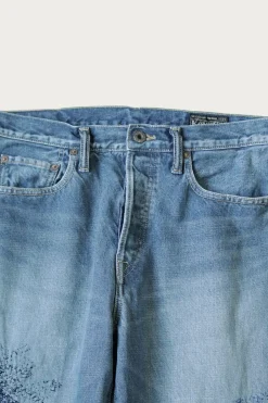 Denim<Kapital 14oz Denim 5P MONKEY CISCO (3YearsFade) - Indigo