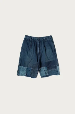 Shorts<Kapital 10oz IDGxIDG Denim Short (HUTTE Remake) - Indigo