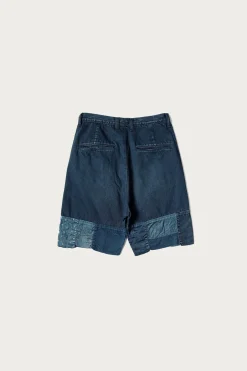 Shorts<Kapital 10oz IDGxIDG Denim Short (HUTTE Remake) - Indigo