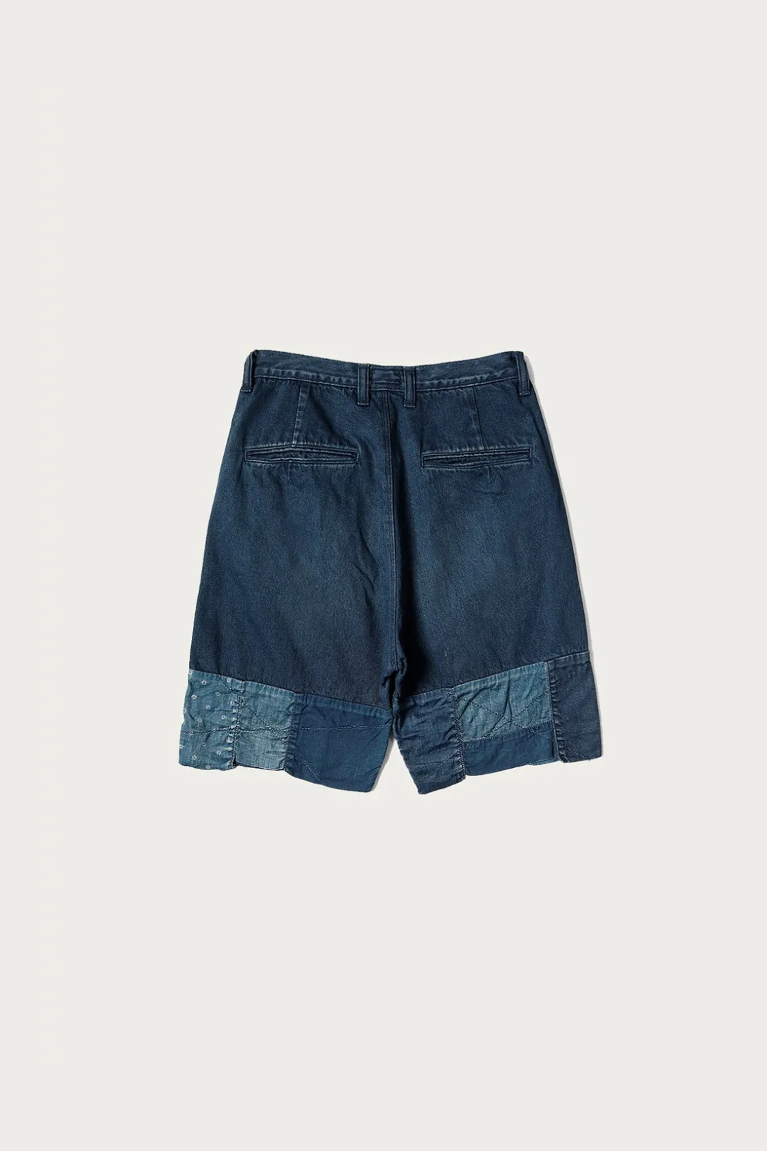 Shorts<Kapital 10oz IDGxIDG Denim Short (HUTTE Remake) - Indigo