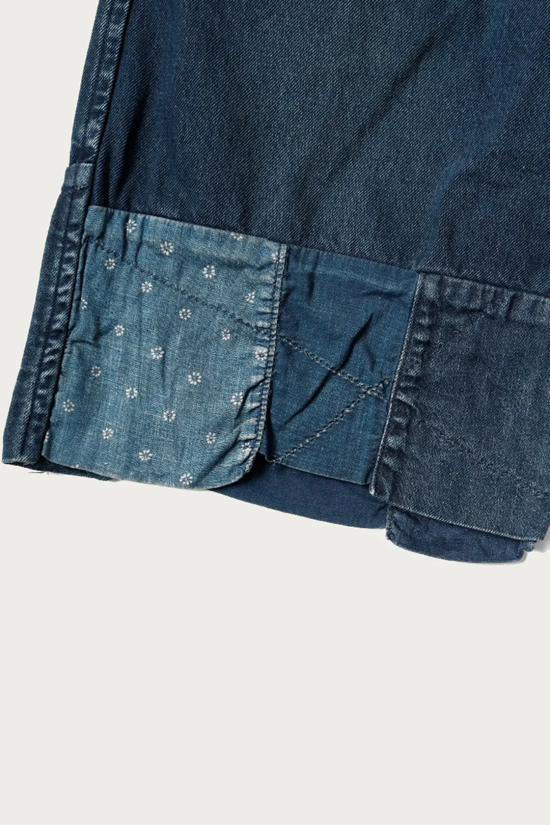 Shorts<Kapital 10oz IDGxIDG Denim Short (HUTTE Remake) - Indigo