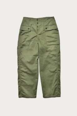 Pants<The Real McCoys P-44 Utility Trousers - Sage Green