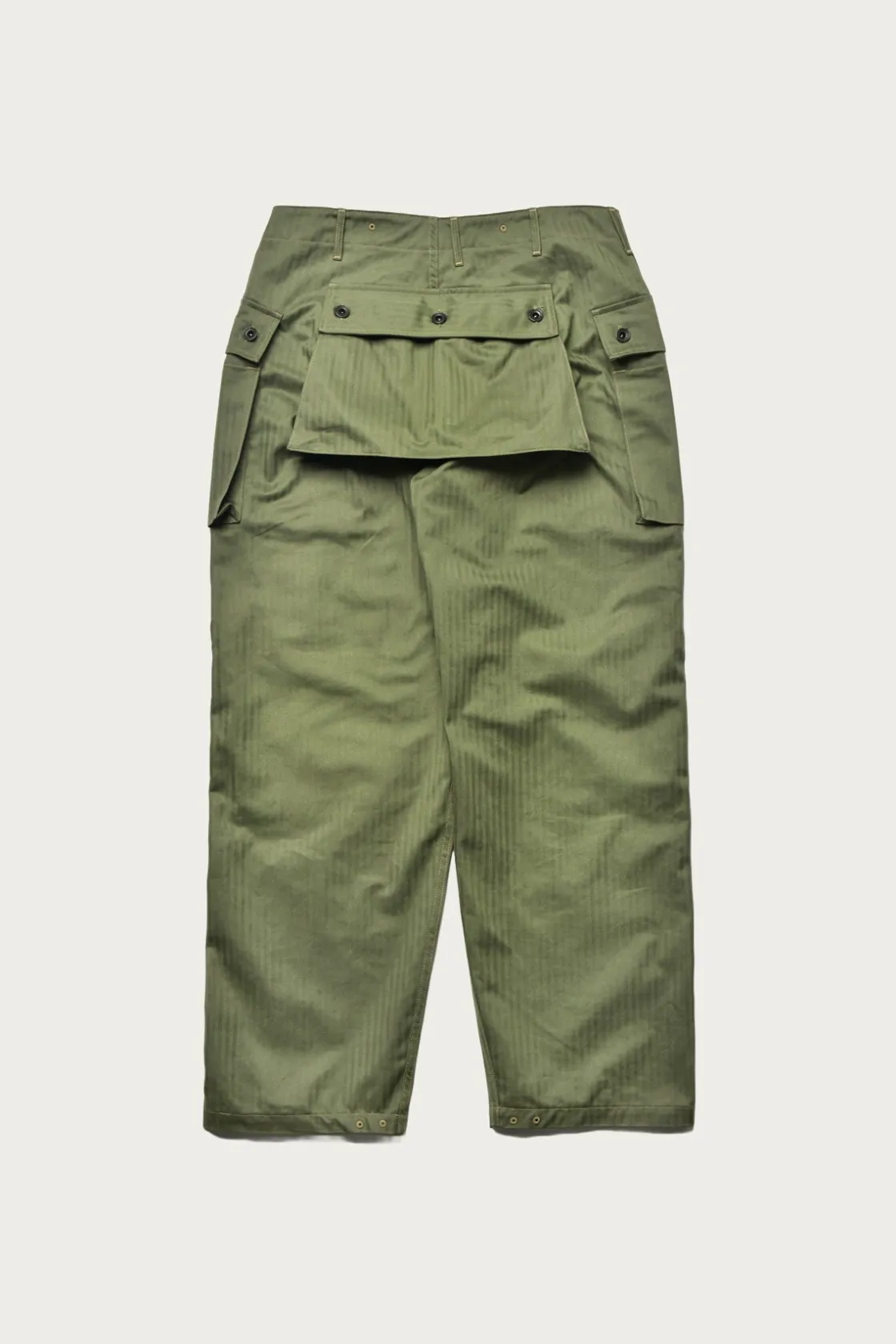 Pants<The Real McCoys P-44 Utility Trousers - Sage Green