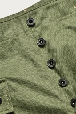 Pants<The Real McCoys P-44 Utility Trousers - Sage Green
