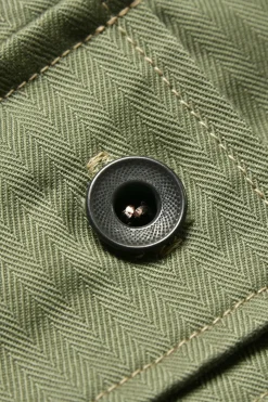 Pants<The Real McCoys P-44 Utility Trousers - Sage Green