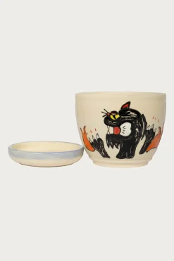 Homegoods<Danny D's Mud Shop Panther Planter