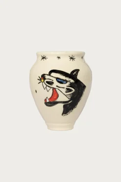 Homegoods<Danny D's Mud Shop Panther Vase
