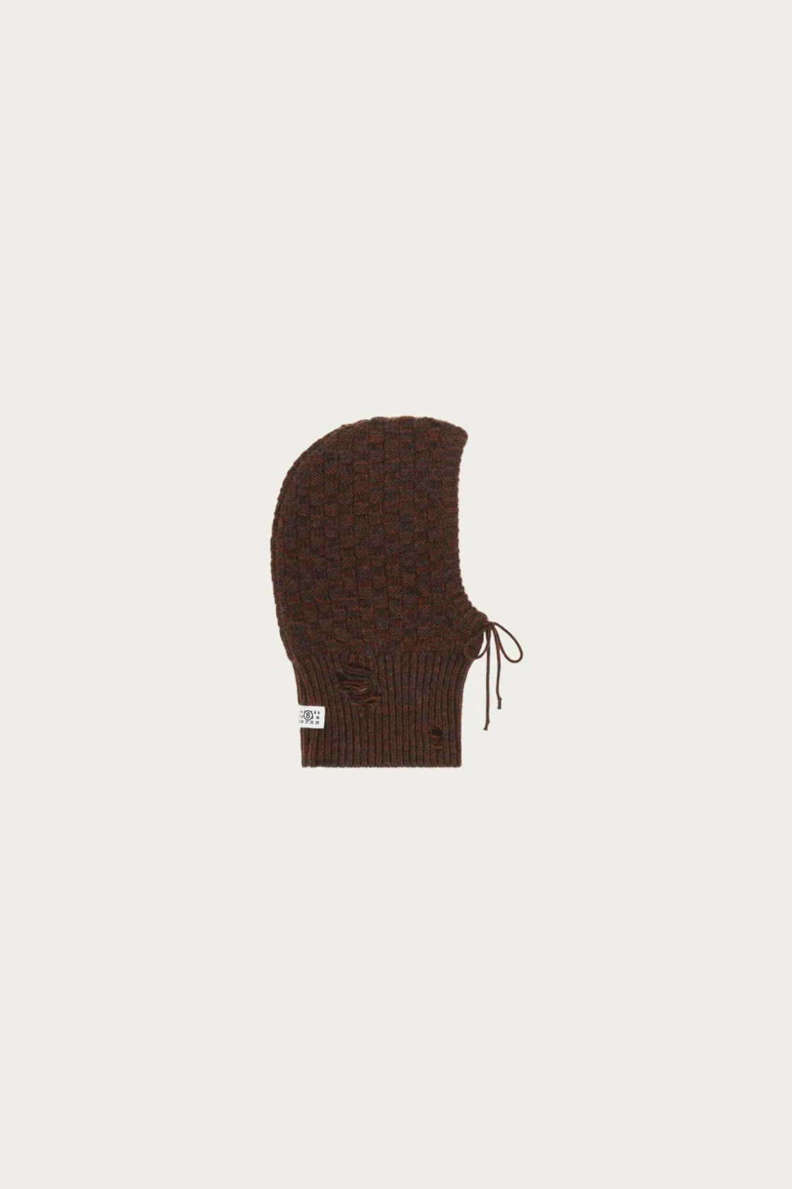 Accessories<MM6 Maison Margiela Patterned Balaclava - Grey/Orange