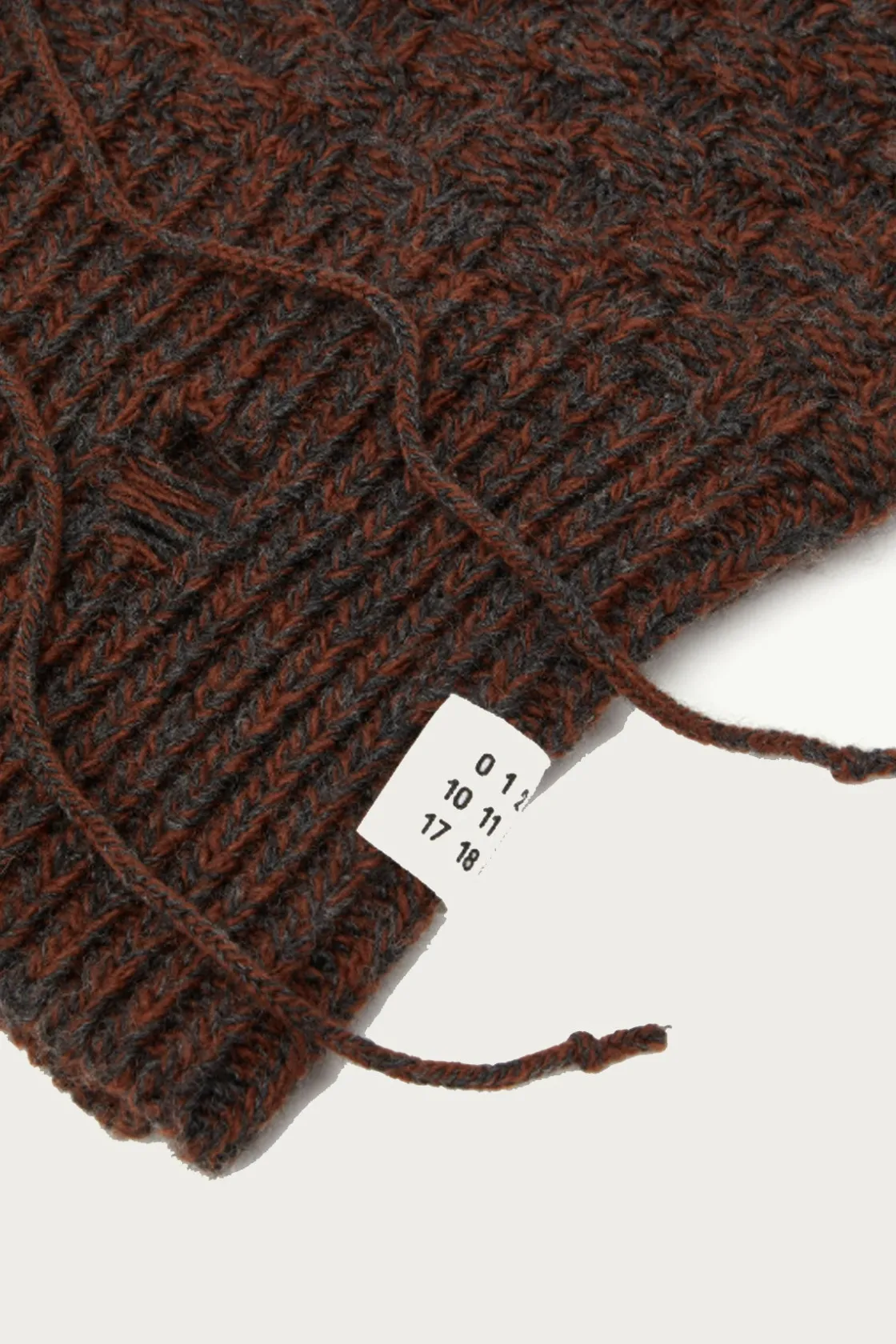 Accessories<MM6 Maison Margiela Patterned Balaclava - Grey/Orange