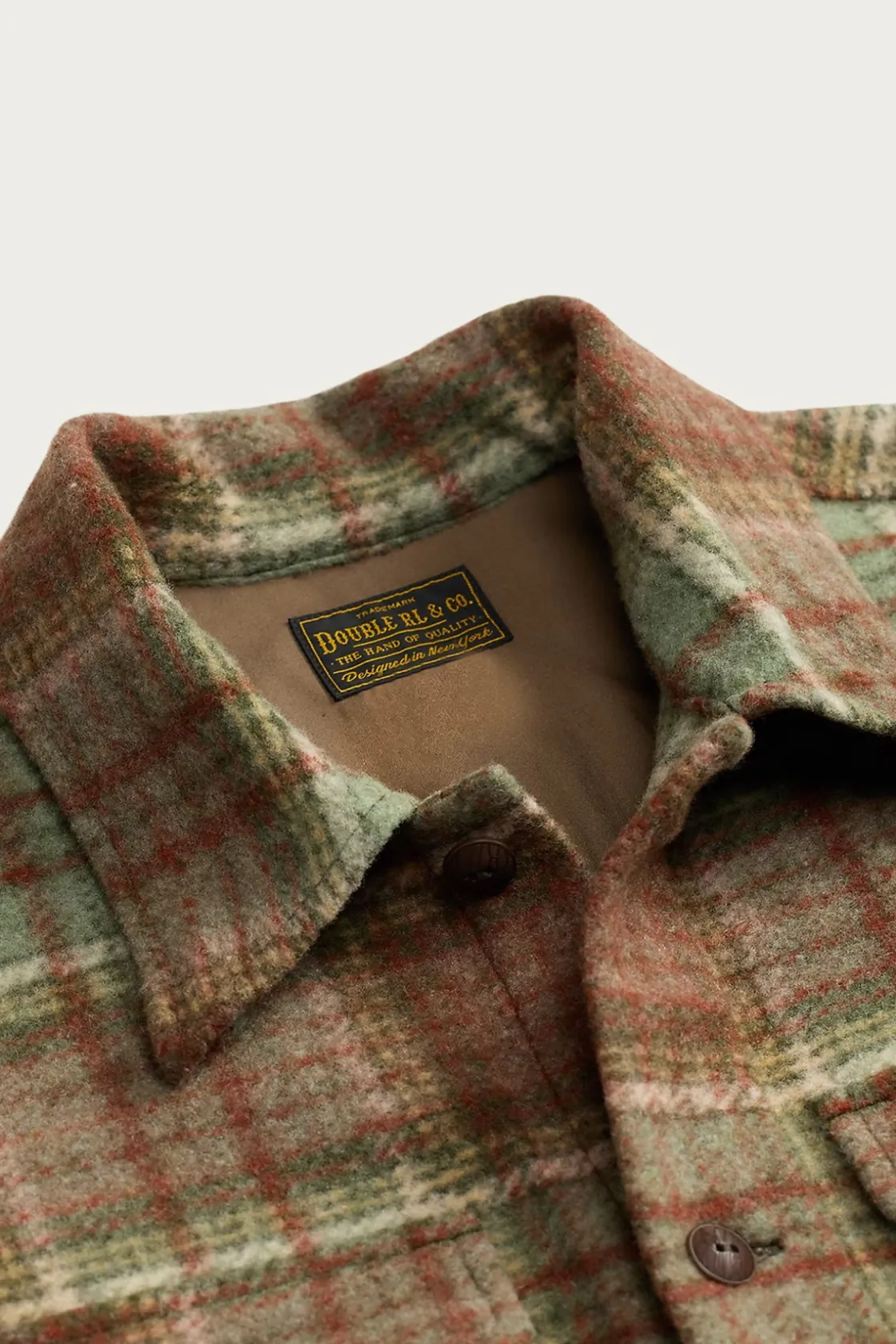 Coats, Jackets, And Vests<RRL Plaid Wool-Blend Workshirt - Green/Multi